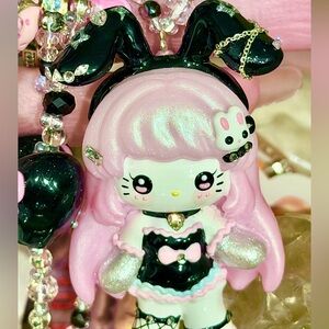 Playboy Hello Kitty Bag/Phone Charm Handmade NEW